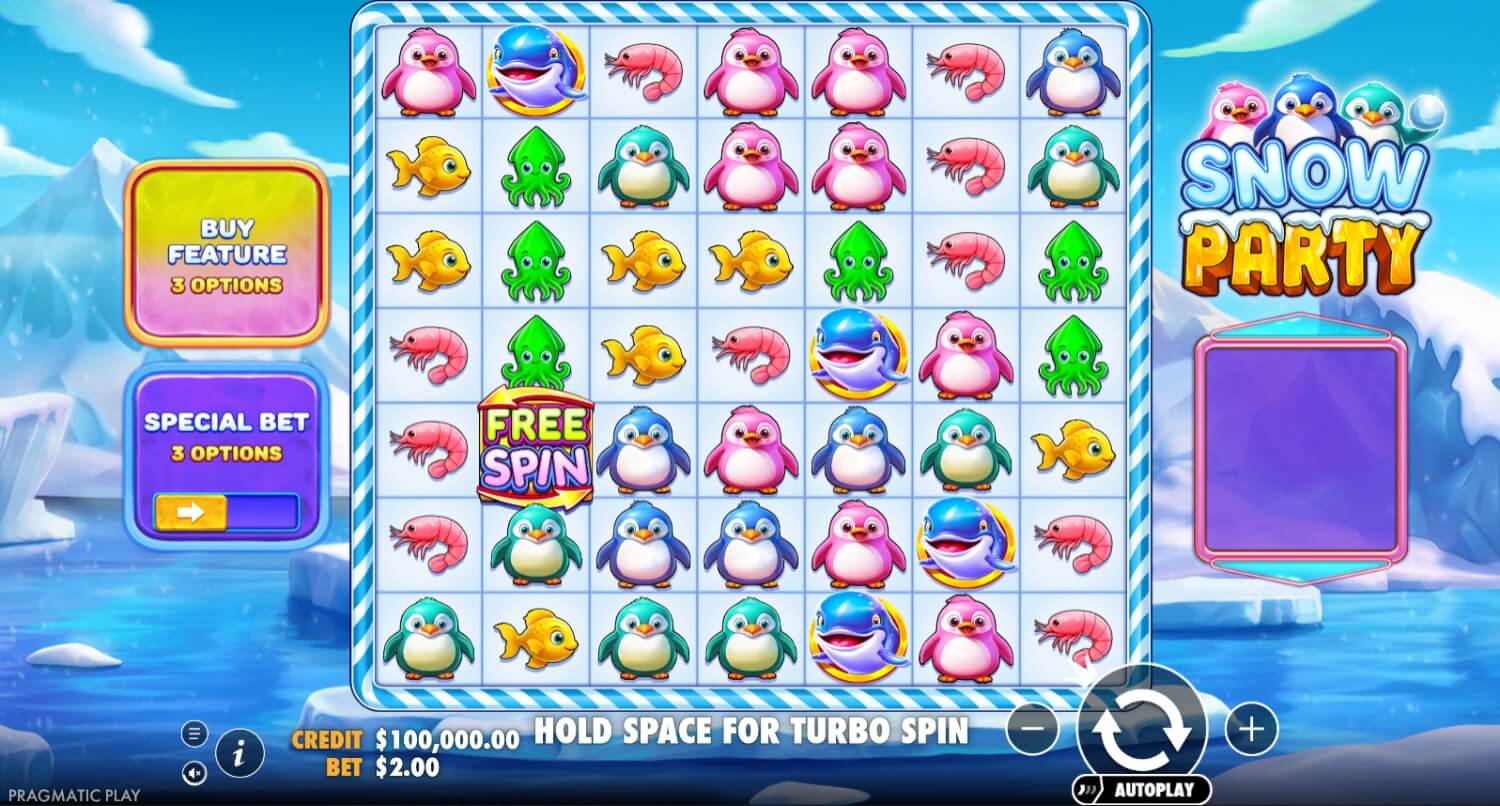 Snow Party Wild Respin aktiv